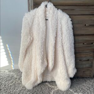 Mustard Seed Soft Cream Teddy Jacket